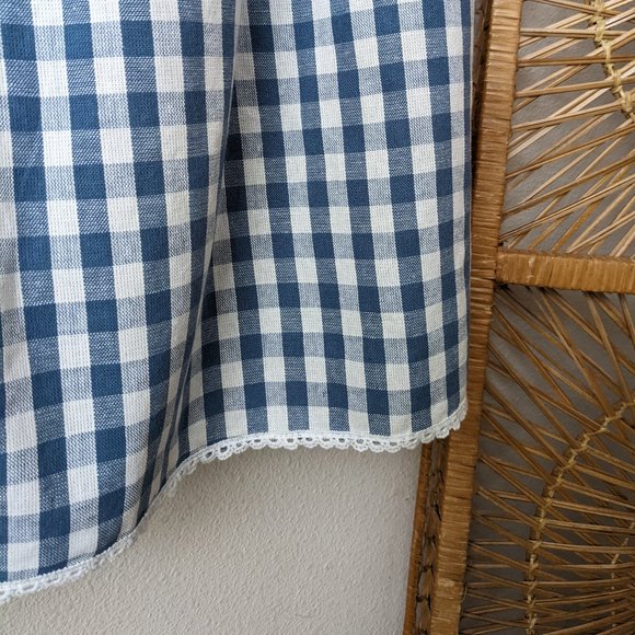 Misa Los Angeles Blue and White Gingham Mini Dress - Picture 8 of 10